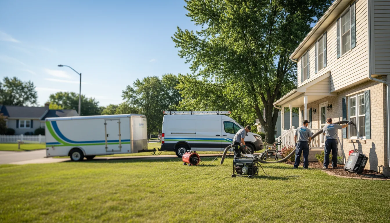 Flooded Basement Restoration And Cleanup With Repair in Wellington, KS near me